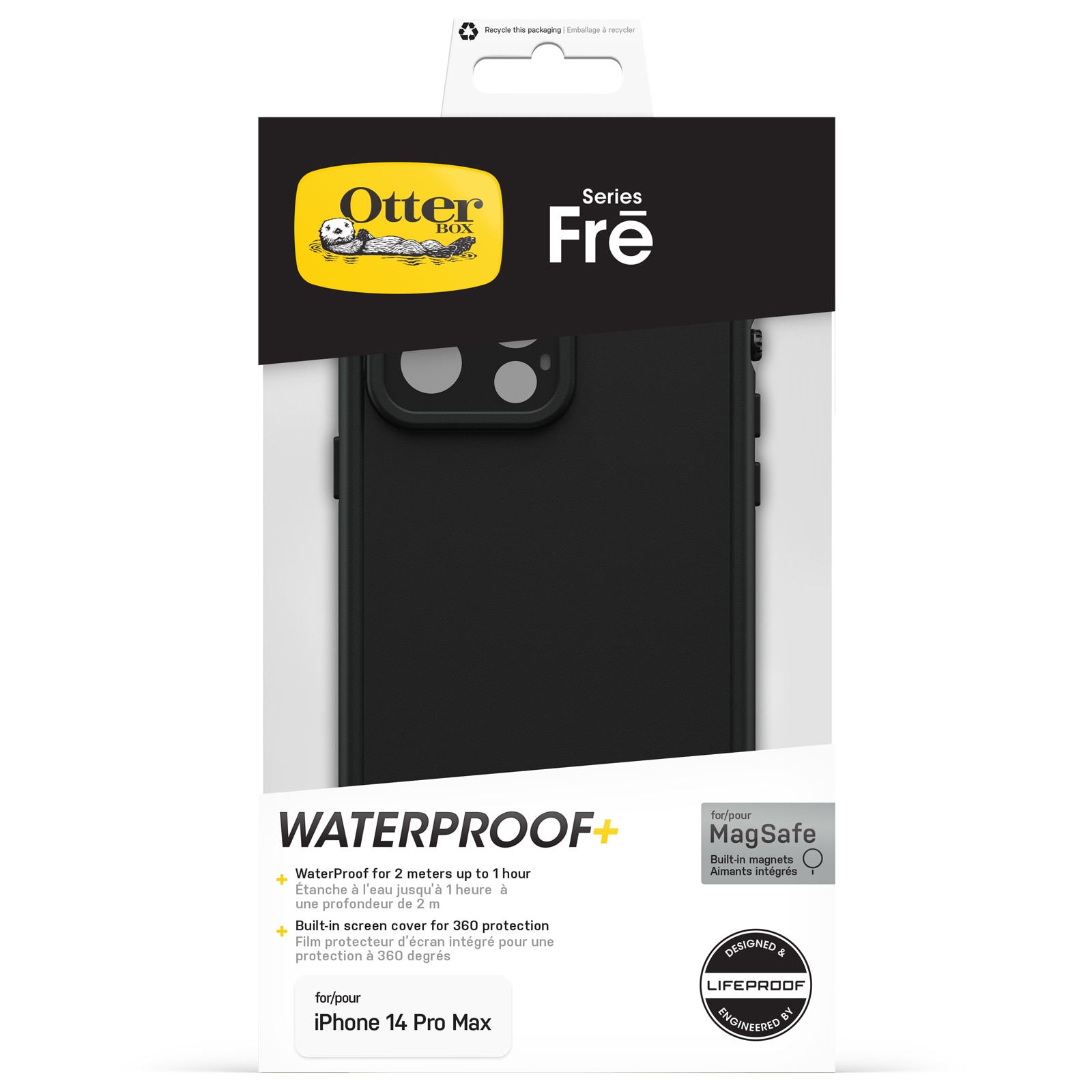 FRE MagSafe Case iPhone 14 Pro Max zwart