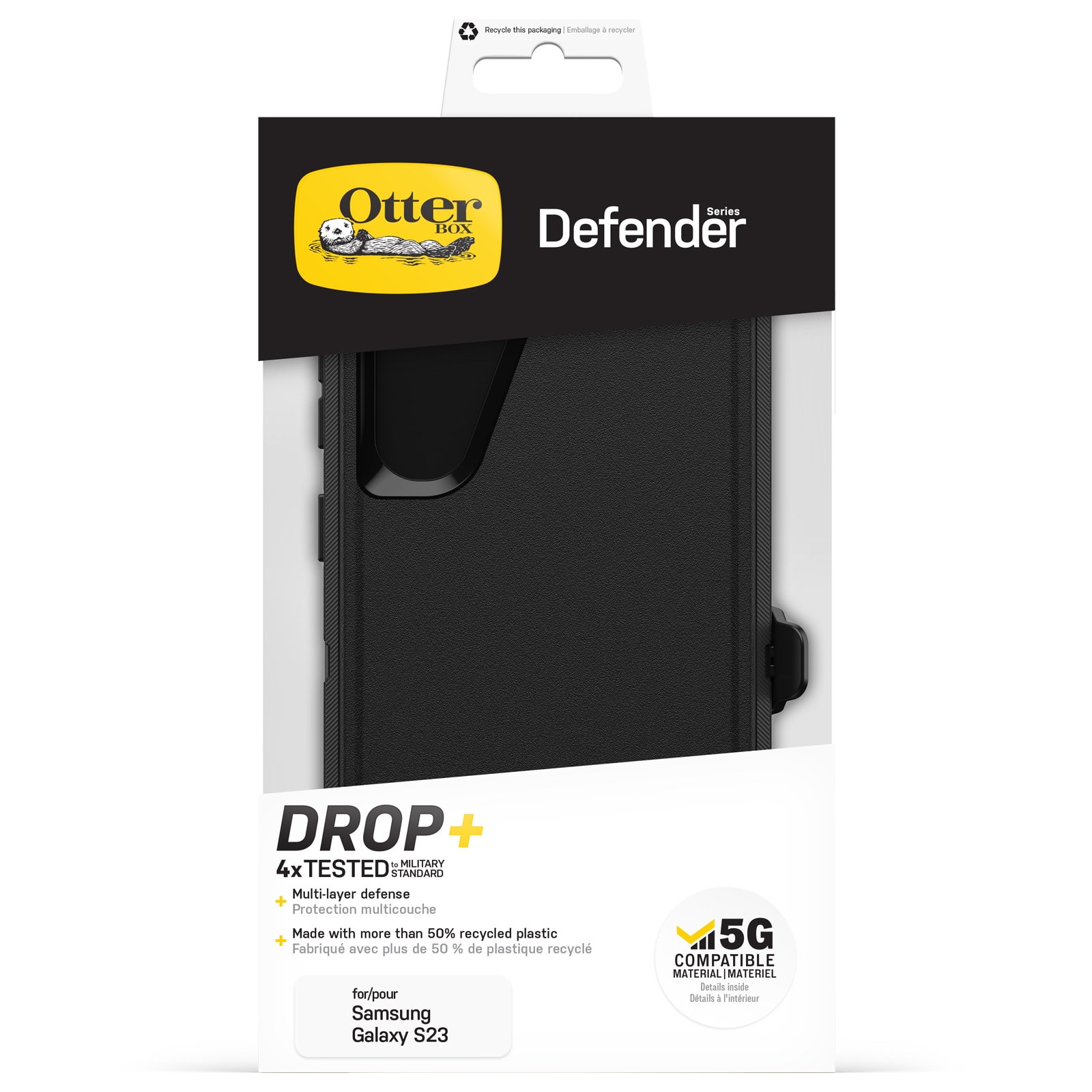 Defender Case Samsung Galaxy S23 Zwart