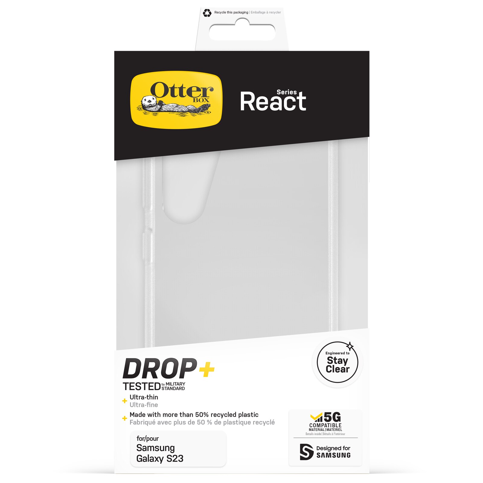 React Hoesje Samsung Galaxy S23 Transparant