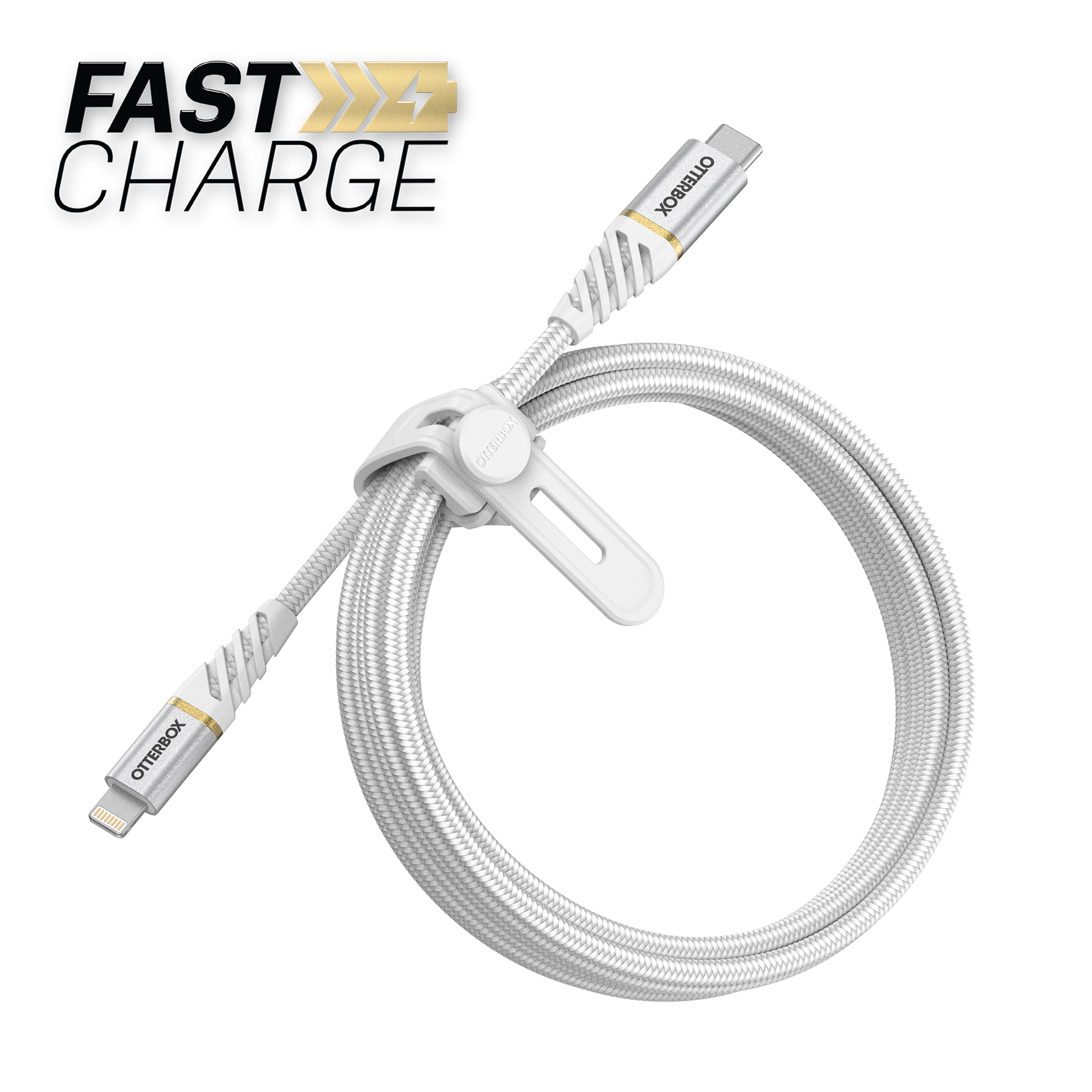 USB-C -> Lightning Kabel 1m Premium Fast Charge wit