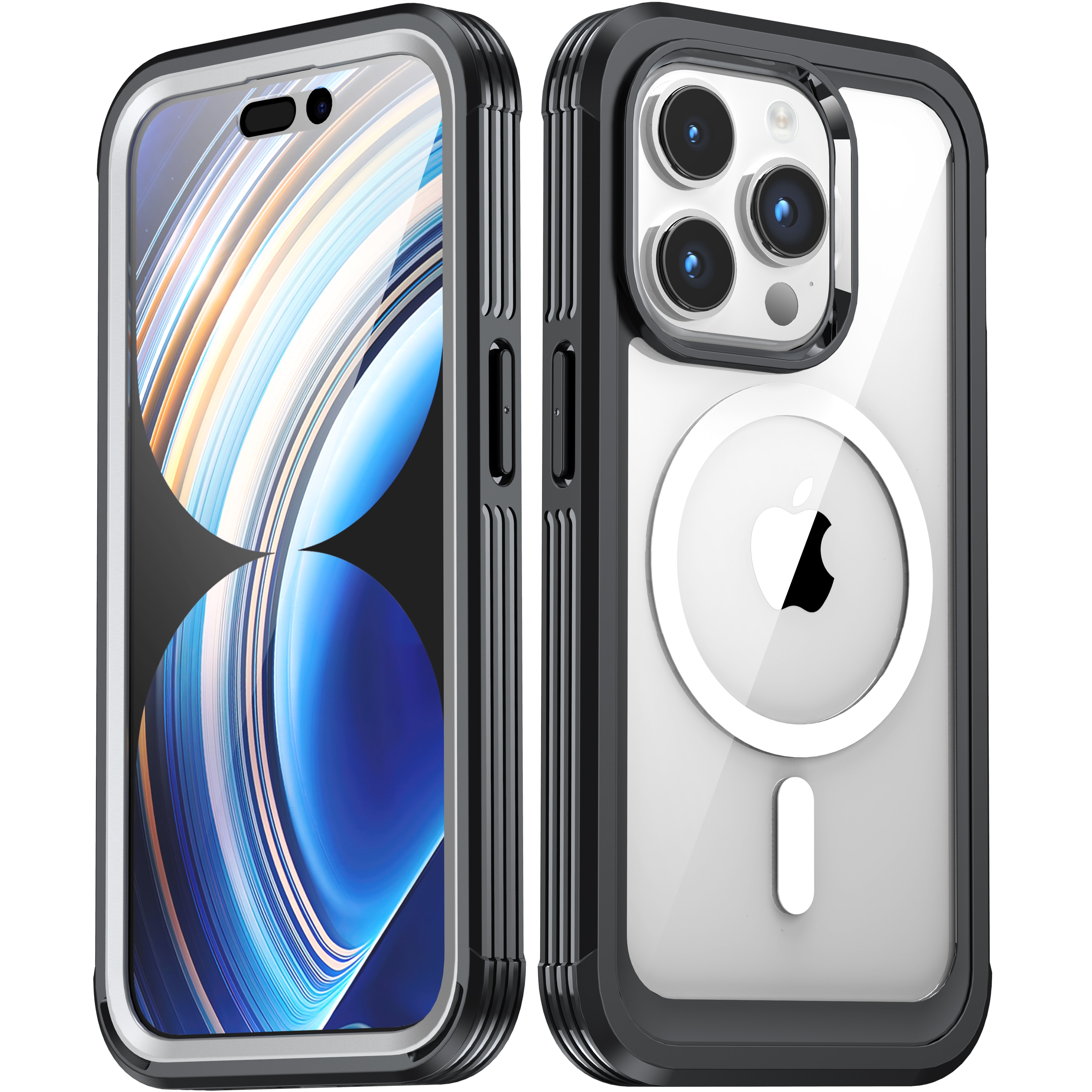 iPhone 15 Plus Premium Full Protection Case Zwart