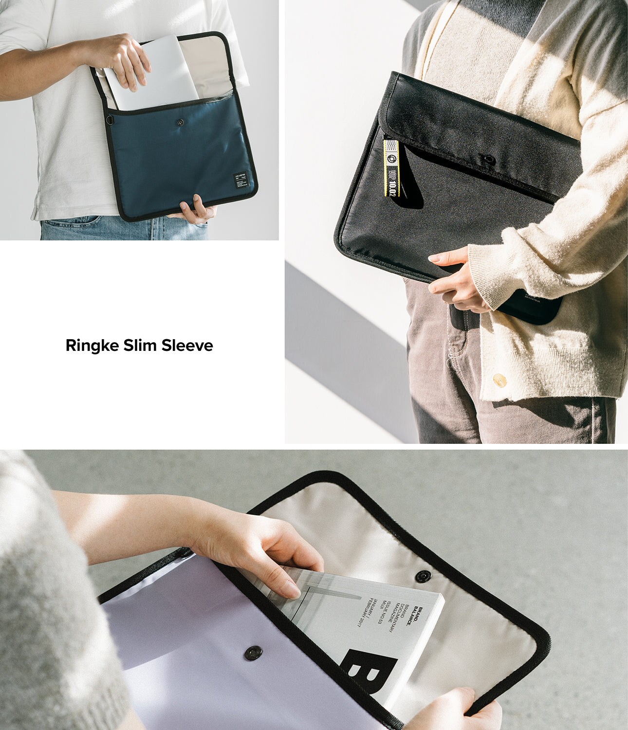 Slim Sleeve 12.9" Zwart