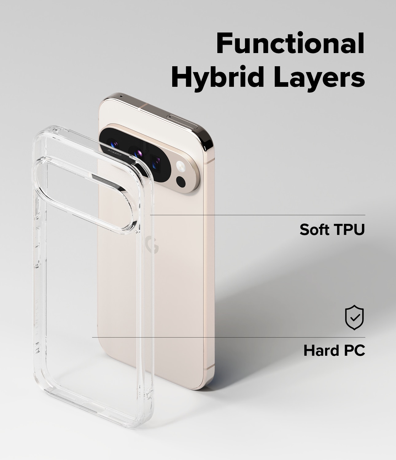 Fusion Case Google Pixel 10 Pro Clear