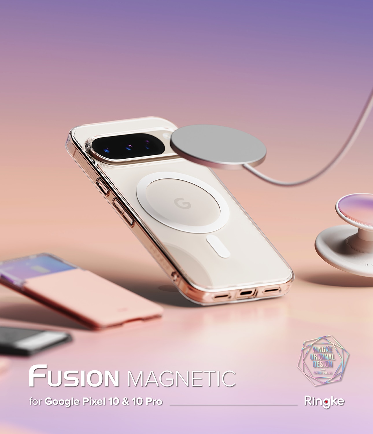 Fusion Magnetic Case Google Pixel 10 Pro Transparant
