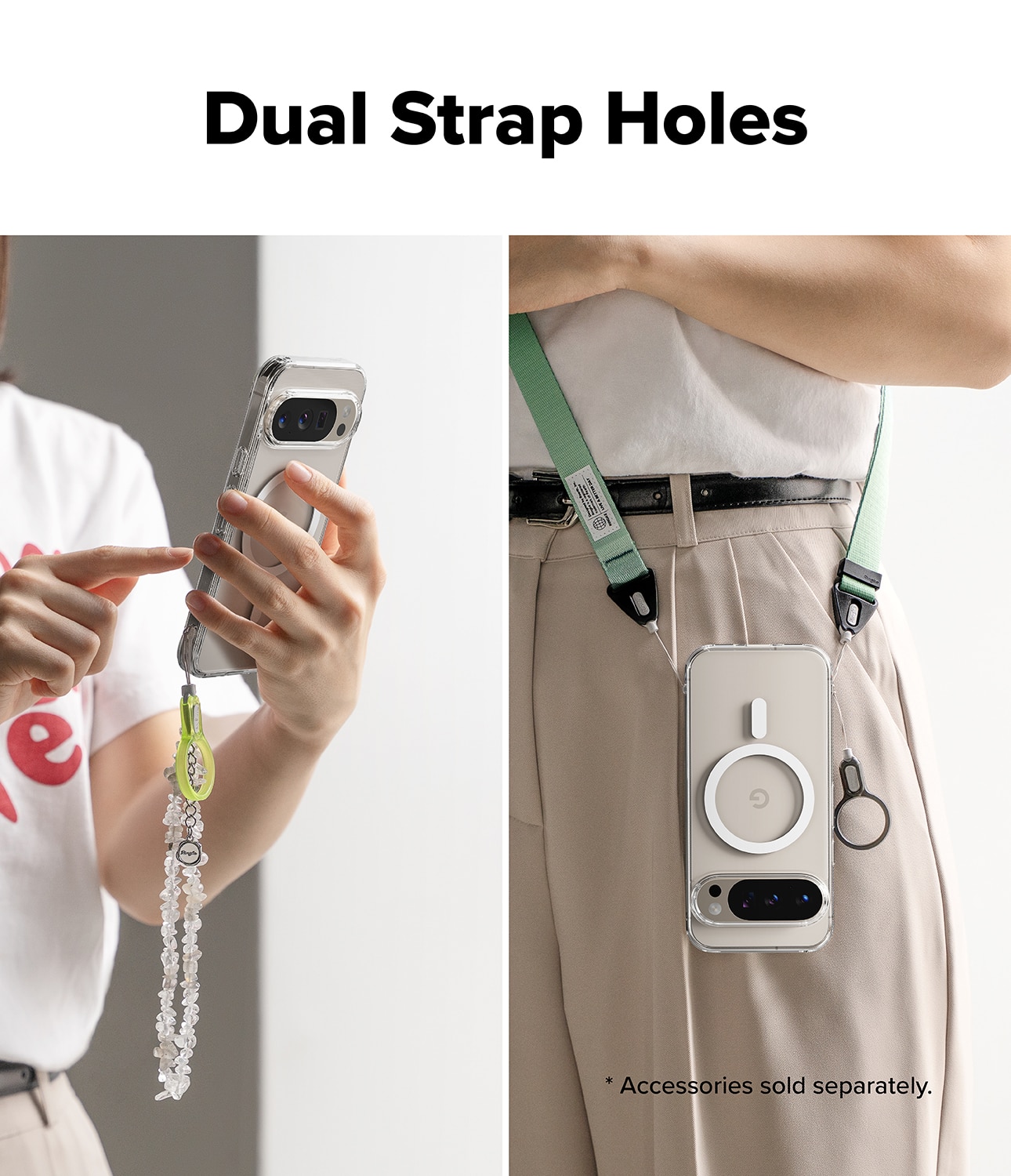 Fusion Magnetic Case Google Pixel 10 Pro Transparant