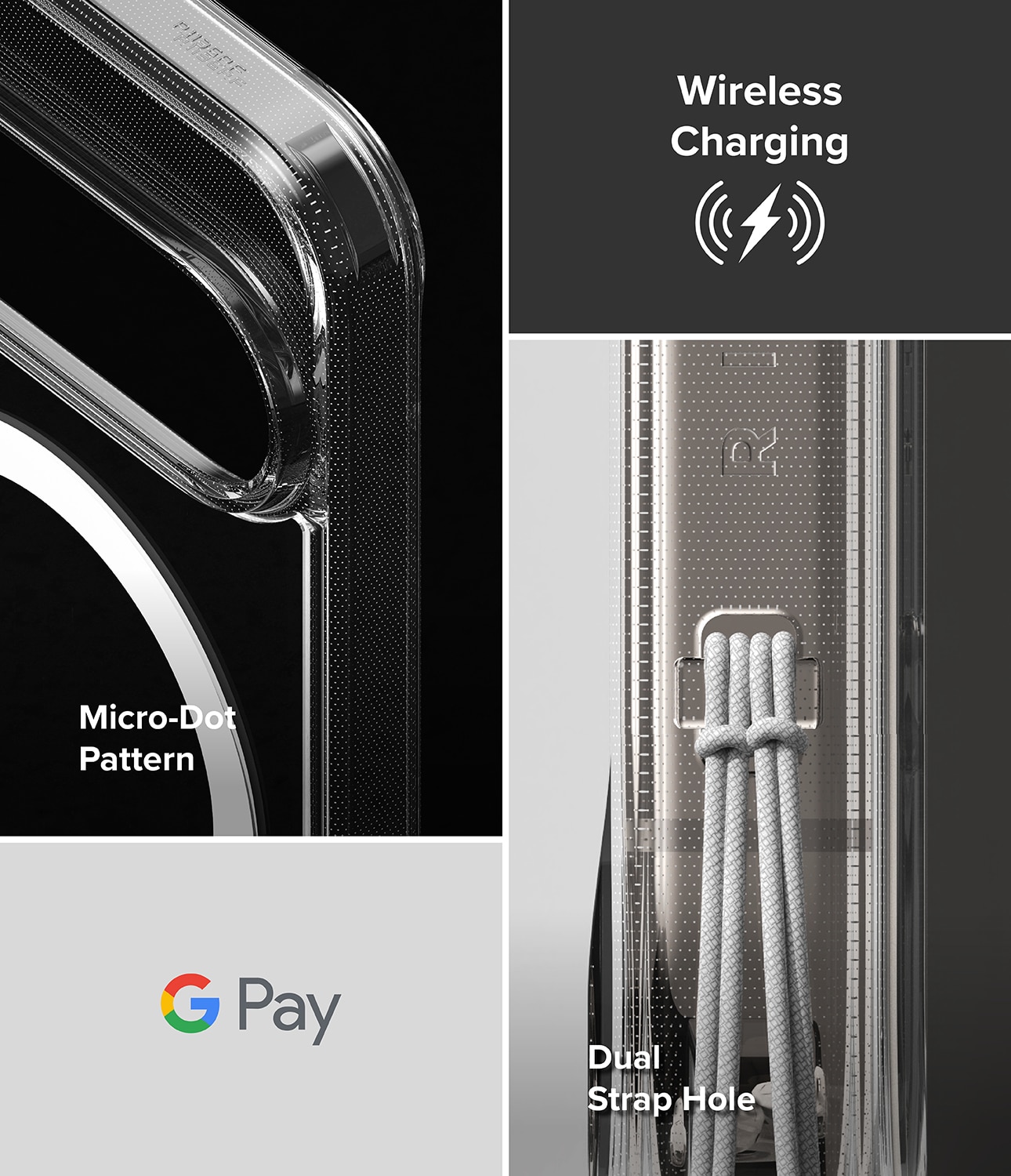 Fusion Magnetic Case Google Pixel 10 Pro Transparant