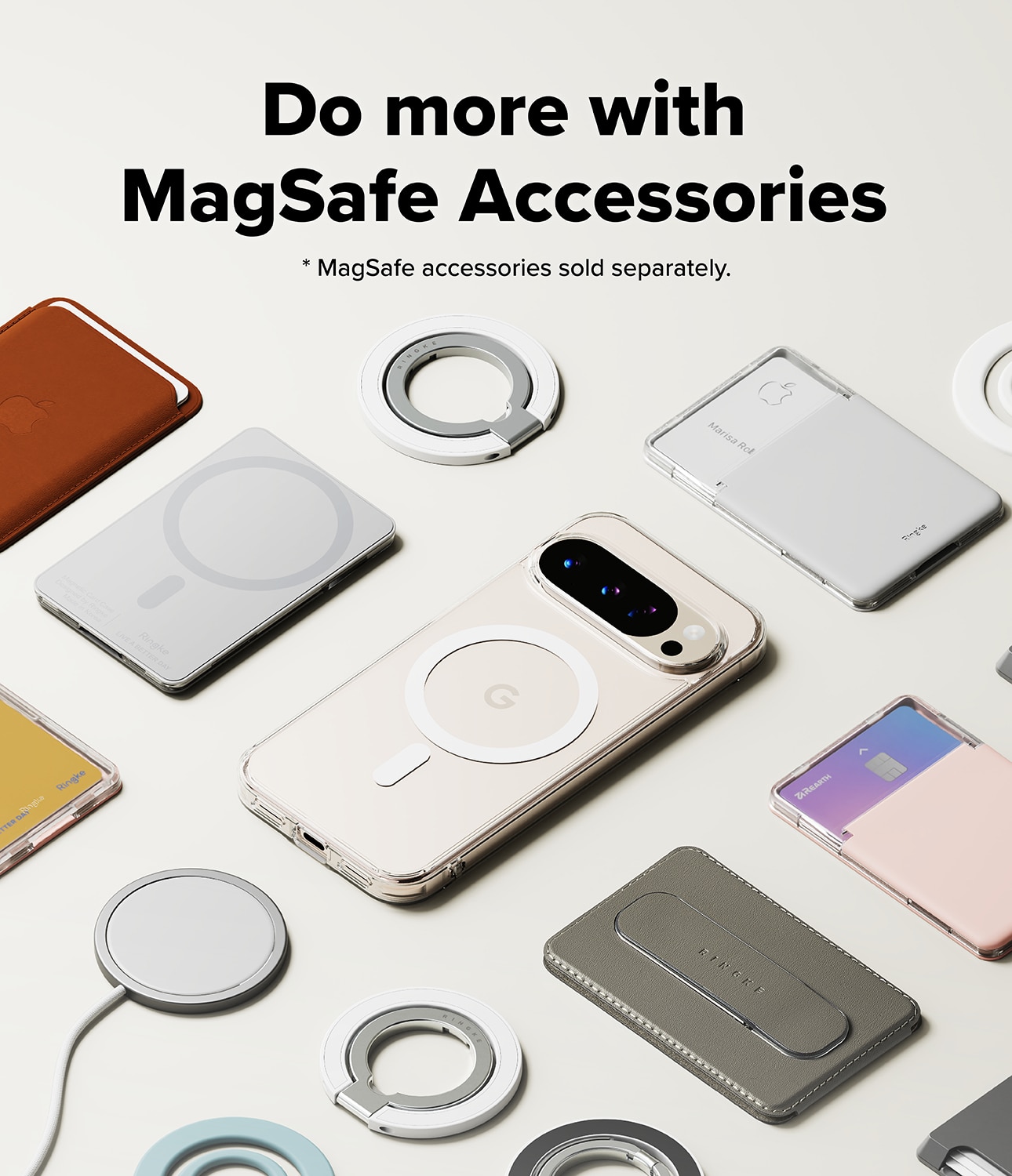 Fusion Magnetic Case Google Pixel 10 Pro Transparant