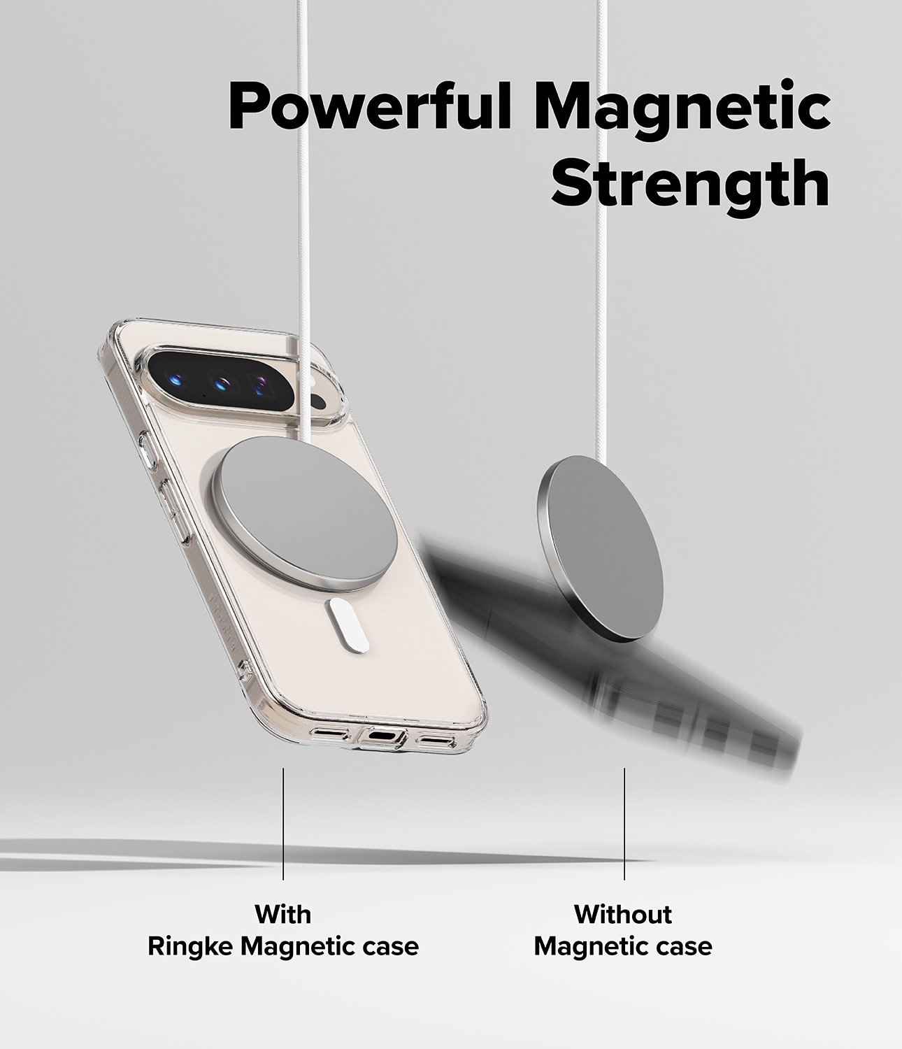 Fusion Magnetic Case Google Pixel 10 Pro Transparant