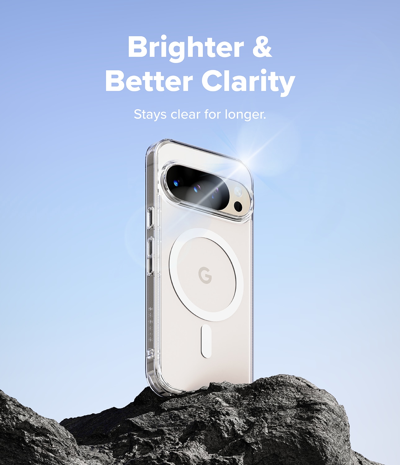 Fusion Magnetic Case Google Pixel 10 Pro Transparant