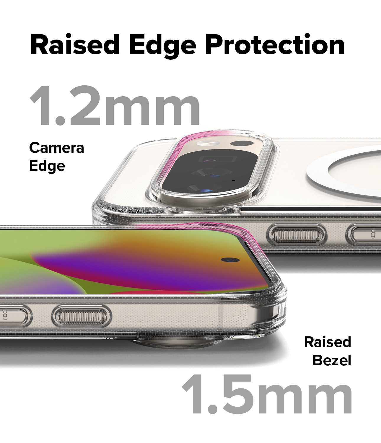 Fusion Magnetic Case Google Pixel 10 Pro Transparant