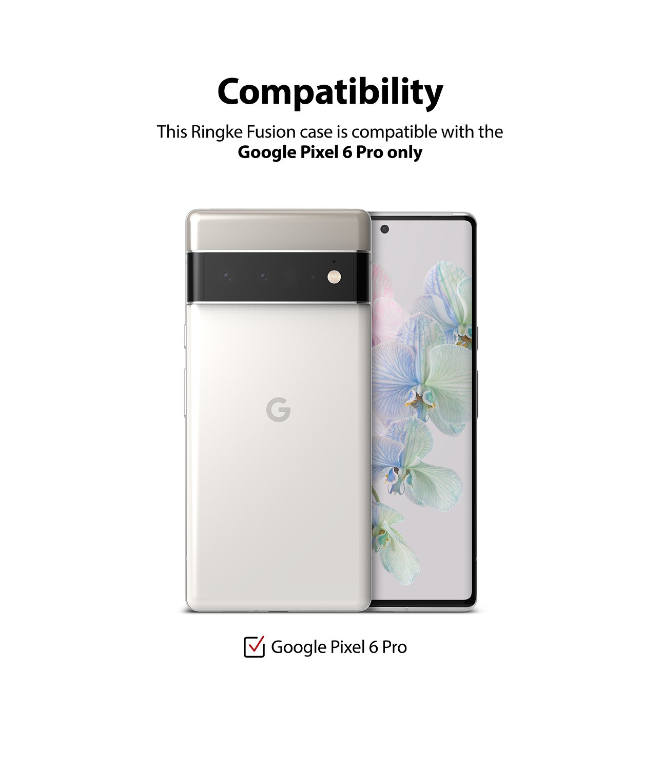 Fusion Case Google Pixel 6 Pro Transparant