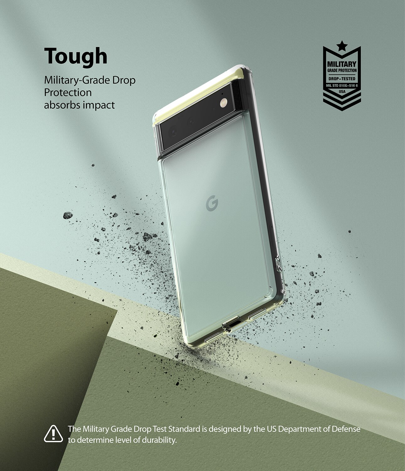 Fusion Case Google Pixel 6 Transparant