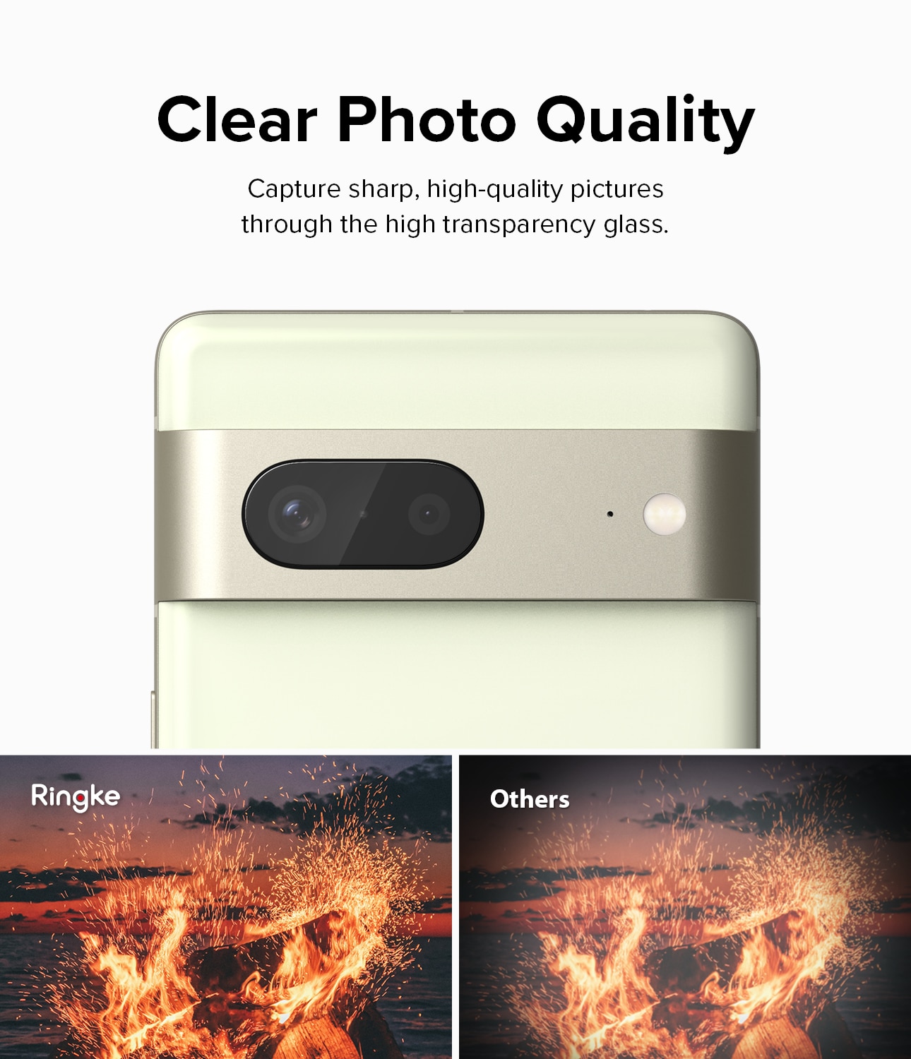 Camera Protector Glass (3-pack) Google Pixel 7
