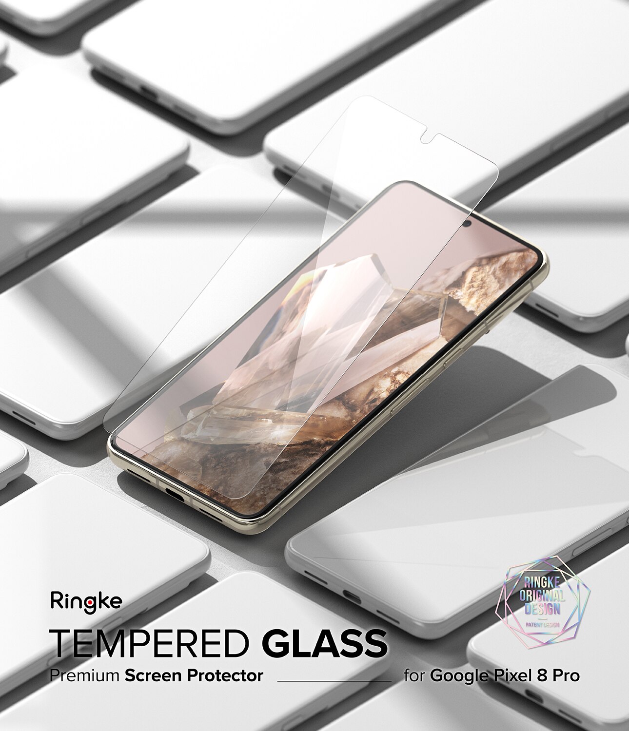 Screen Protector Glass (2-pack) Google Pixel 8 Pro