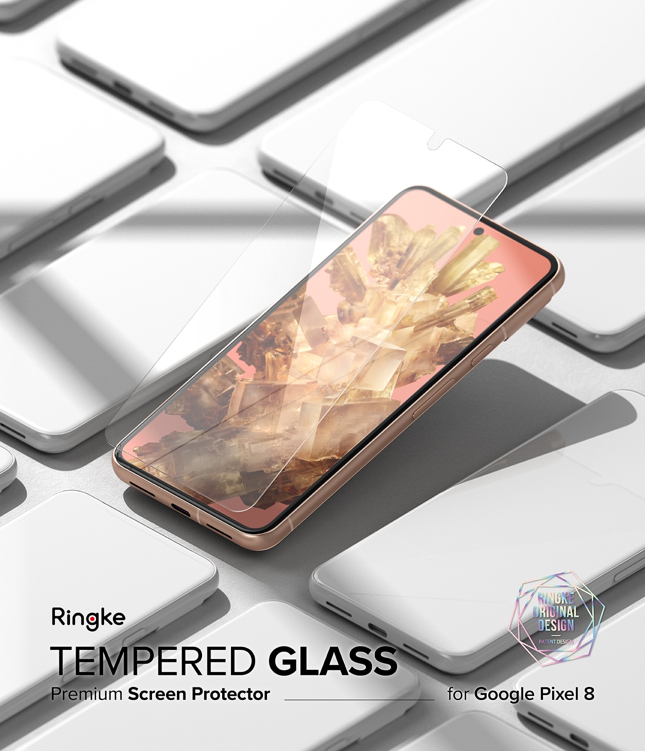 Screen Protector Glass (2-pack) Google Pixel 8