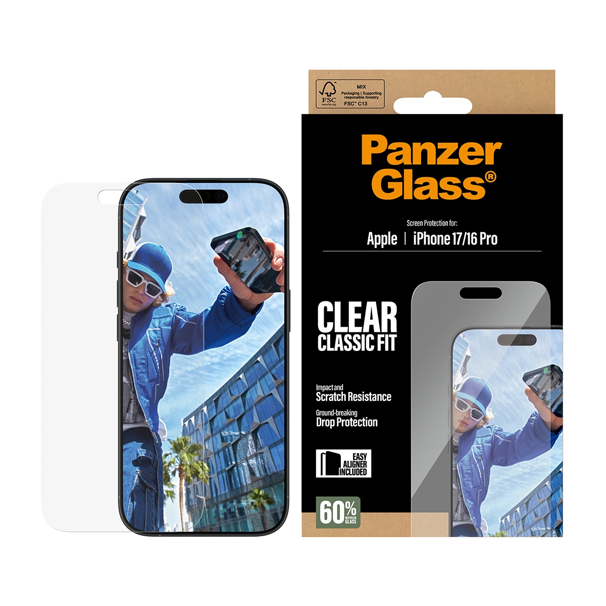 iPhone 17 Screen Protector (with EasyAligner) Classic Fit