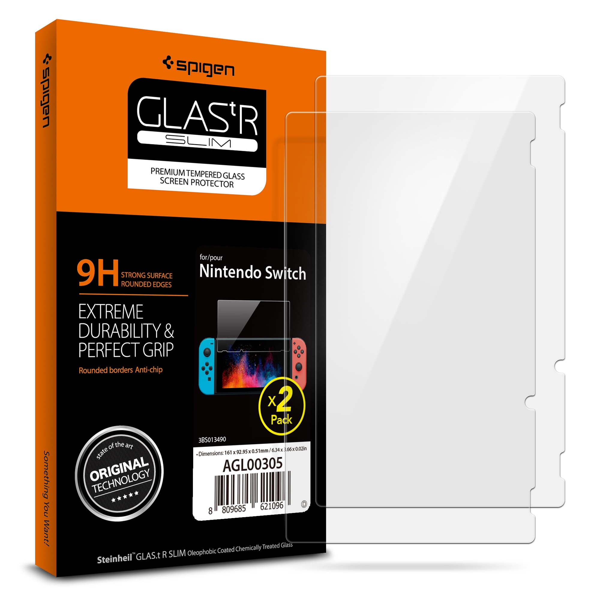 Screen Protector GLAS.tR SLIM Nintendo Switch (2-pack)