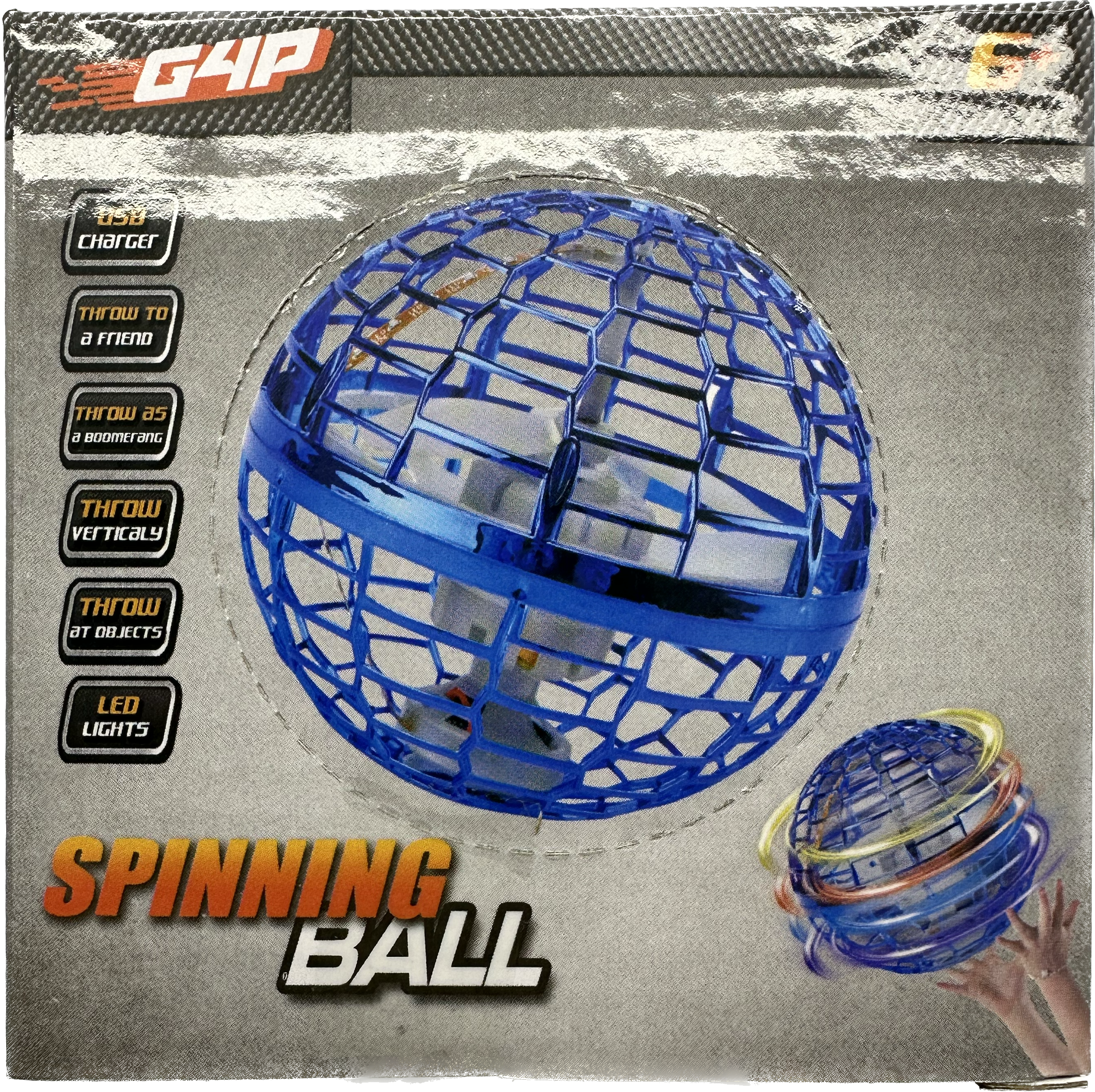 Spinning Ball blauw