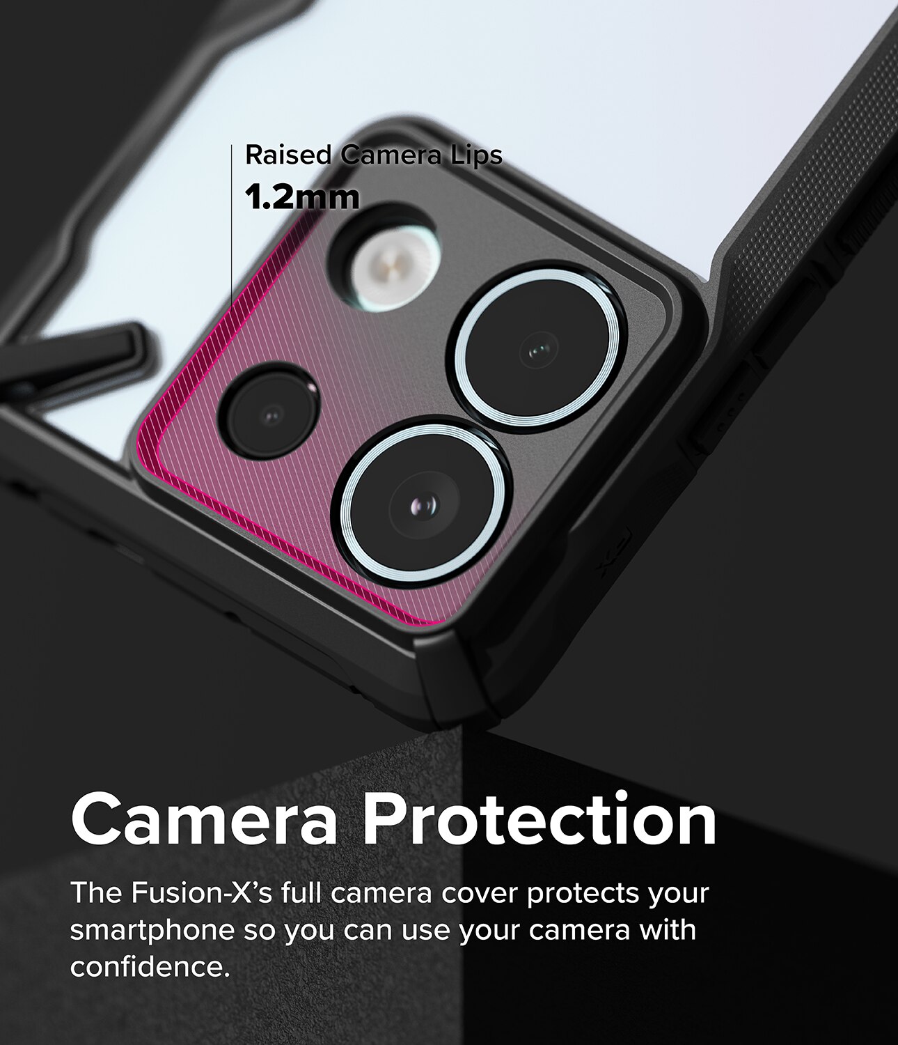 Fusion X Case Xiaomi Redmi Note 13 Pro zwart