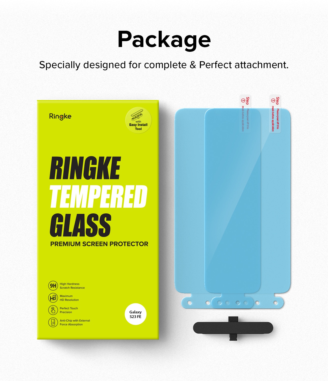 Screen Protector Glass (2-pack) Samsung Galaxy S23 FE