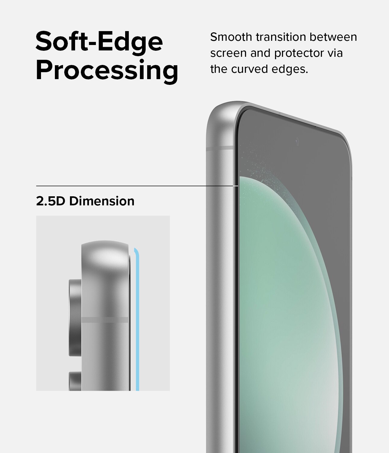 Screen Protector Glass (2-pack) Samsung Galaxy S23 FE