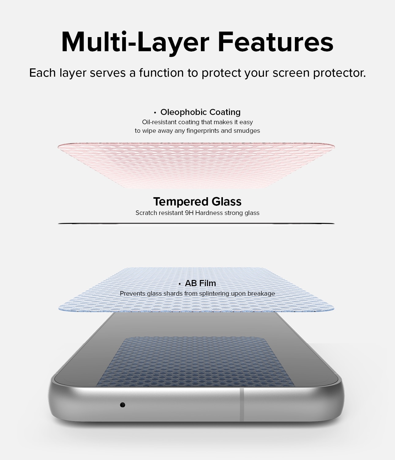 Screen Protector Glass (2-pack) Samsung Galaxy S23 FE