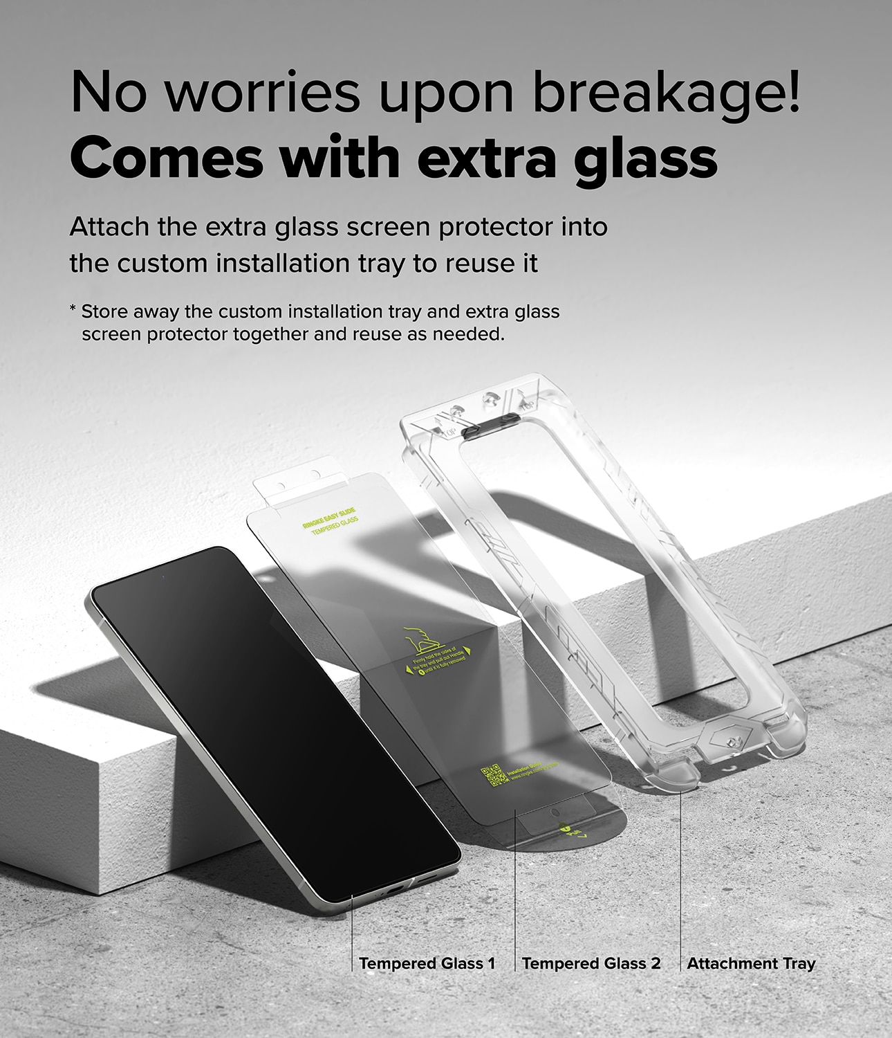 Easy Slide Glass (2-pack) Samsung Galaxy S25 Edge
