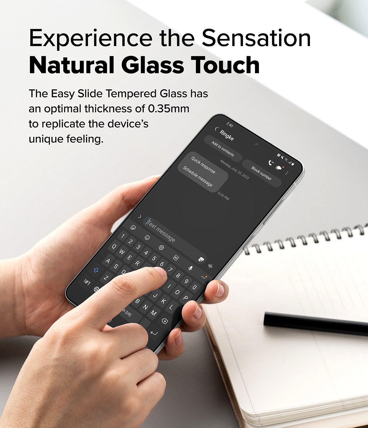 Easy Slide Glass (2-pack) Samsung Galaxy S25 Edge