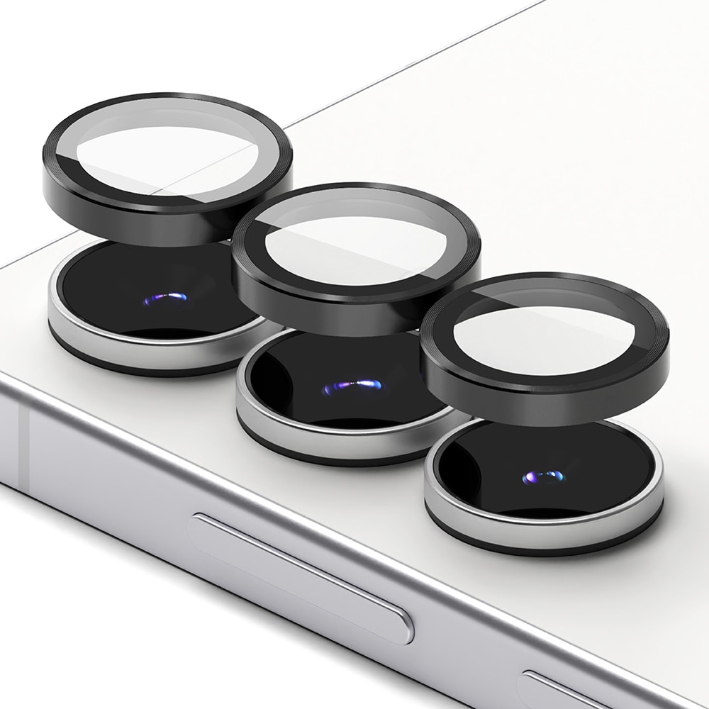 Camera Lens Frame Glass (2-pack) Samsung Galaxy S25 FE Black