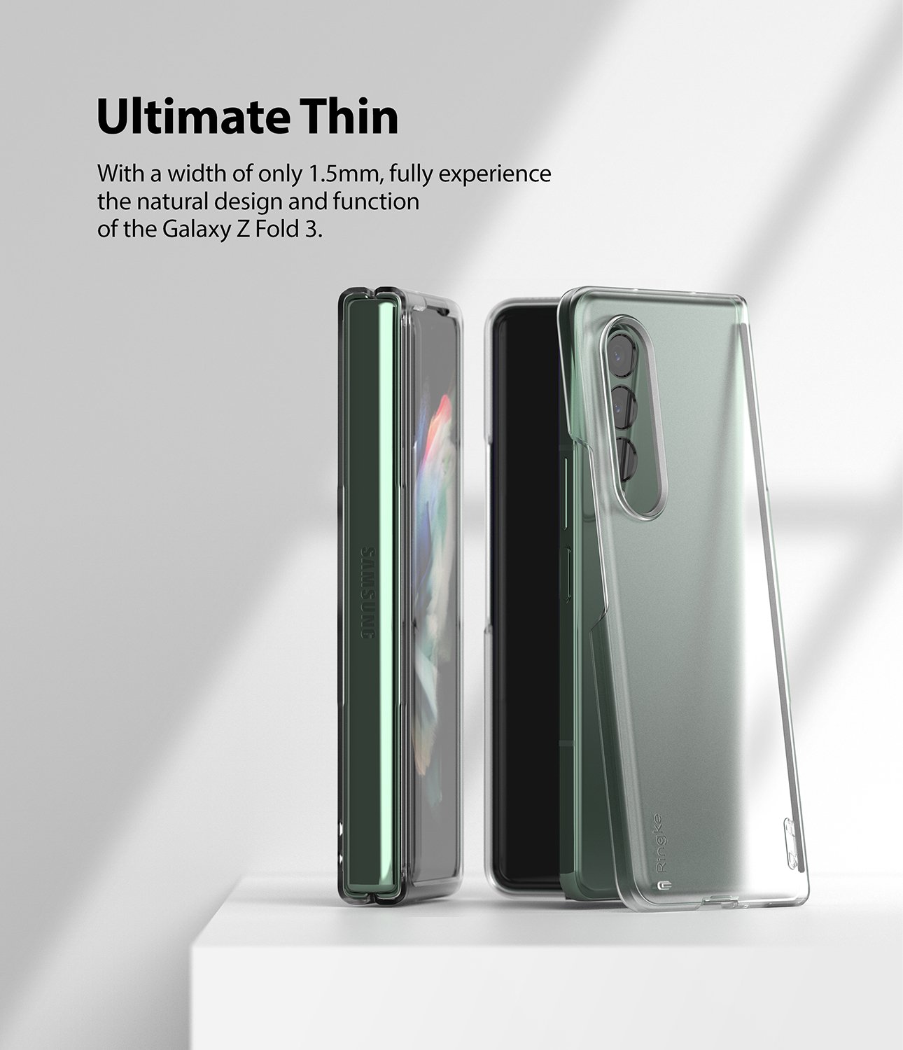 Slim Case Samsung Galaxy Z Fold 3 Zwart