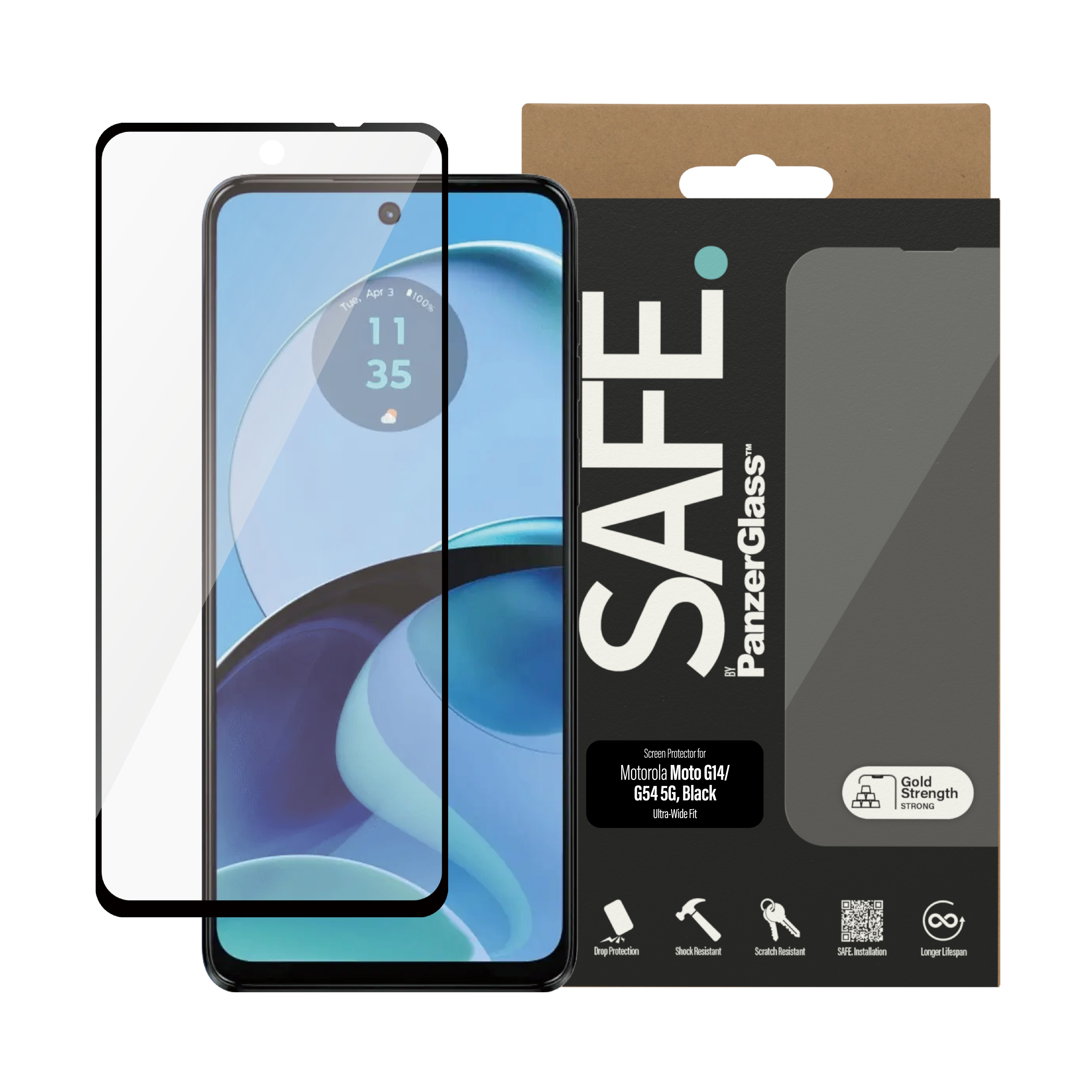 Motorola Moto G14 Screen Protector Ultra Wide Fit