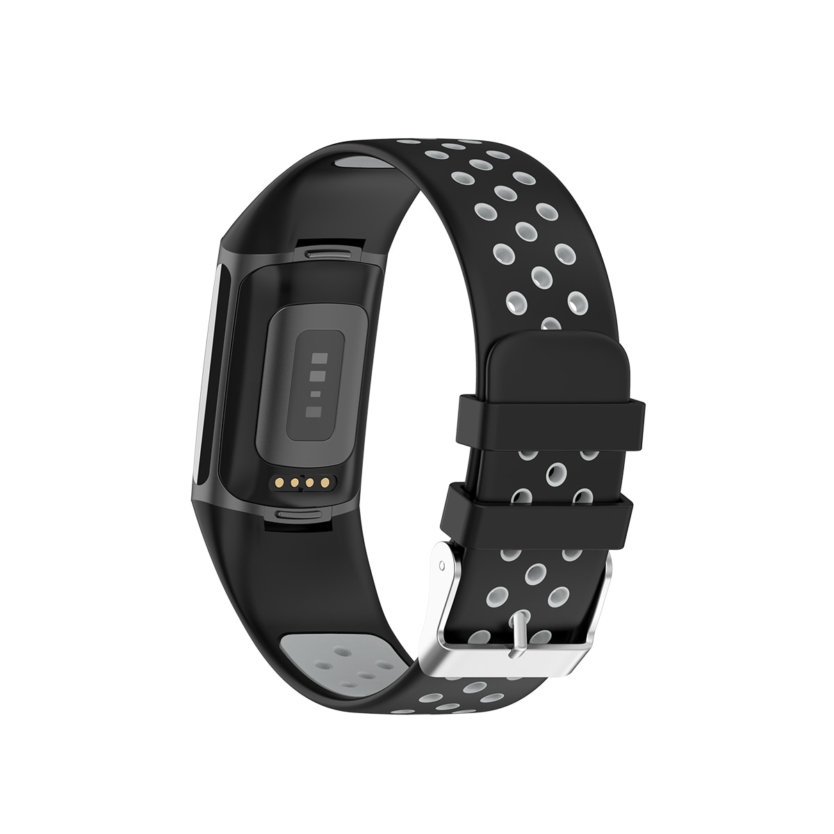 Fitbit Charge 6 Sport Siliconen bandje Zwart