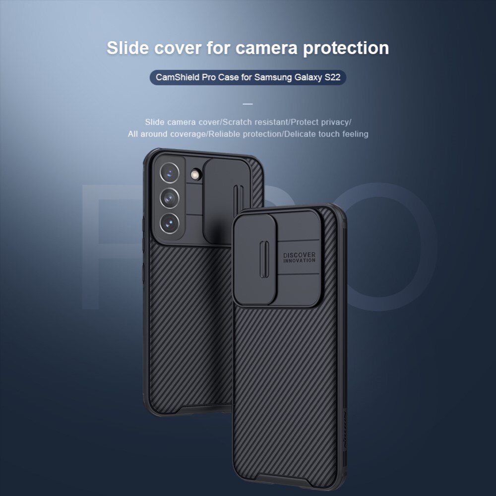 CamShield Case Samsung Galaxy S22 Zwart