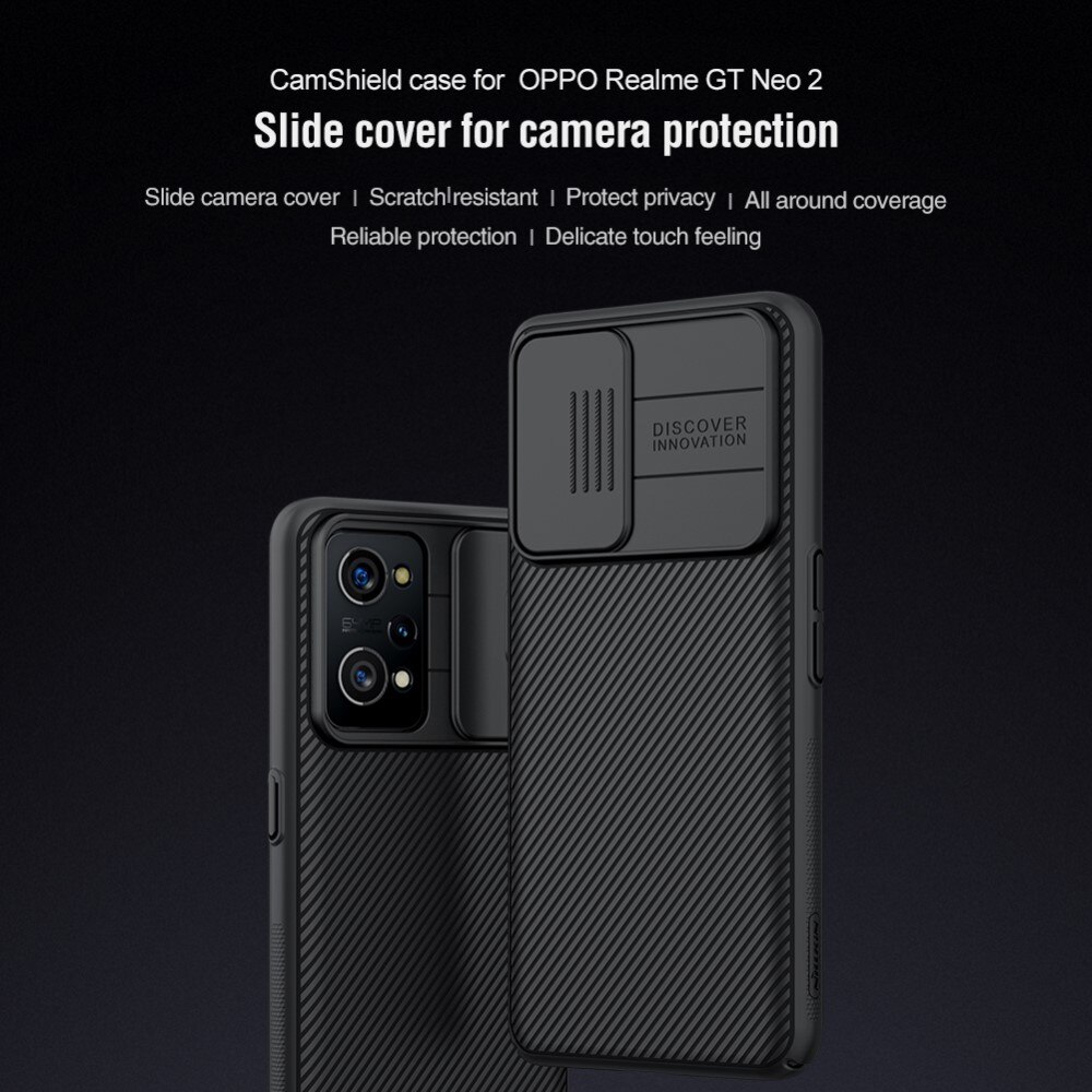 CamShield Case Realme GT Neo 2 Zwart