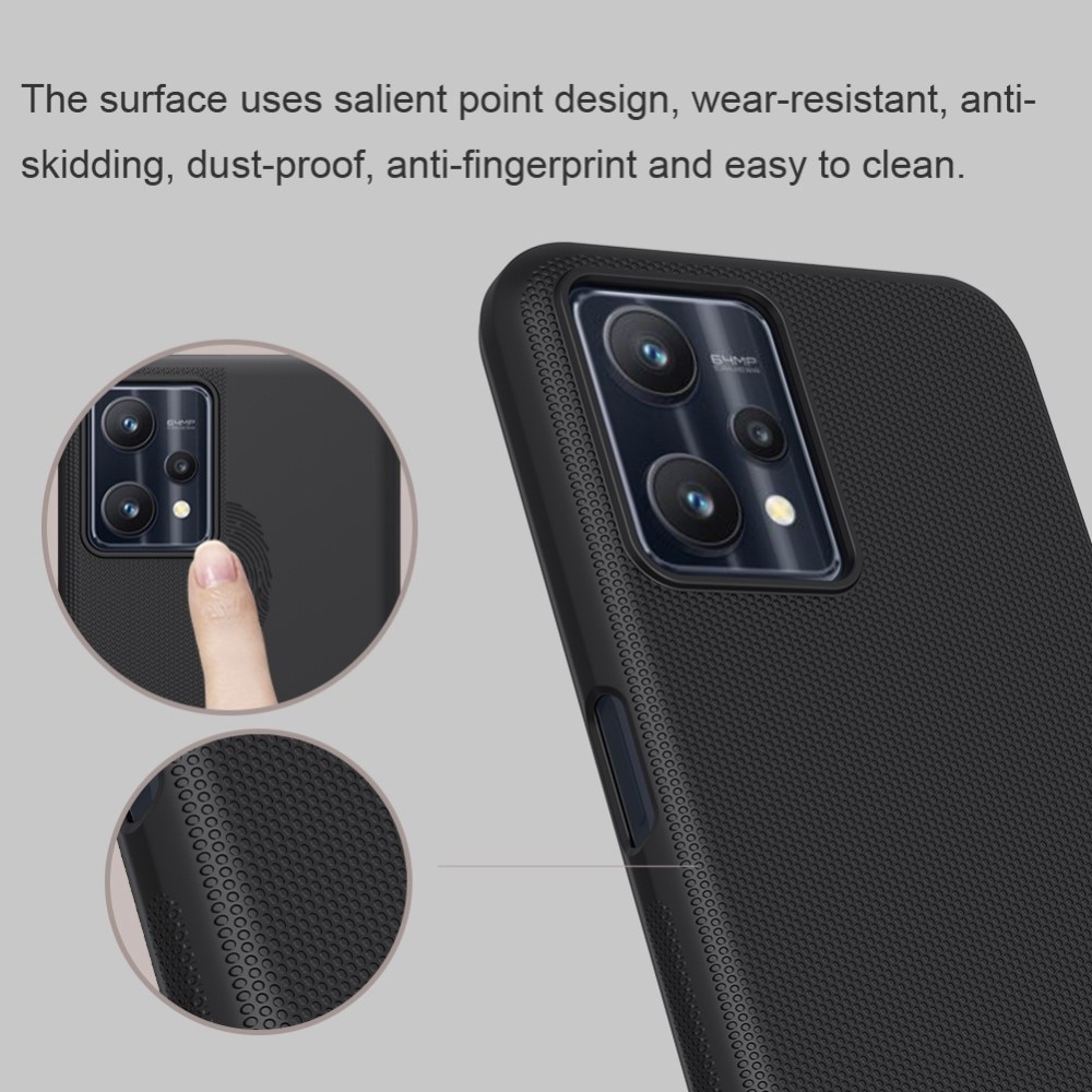 Super Frosted Shield Realme/OnePlus 9 Pro/Nord CE 2 Lite 5G Zwart