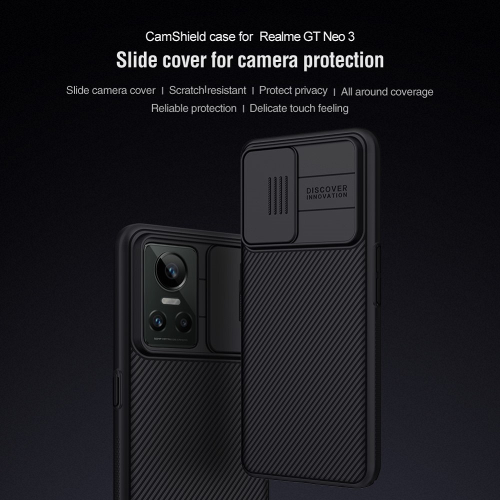 CamShield Case Realme GT Neo 3 Zwart