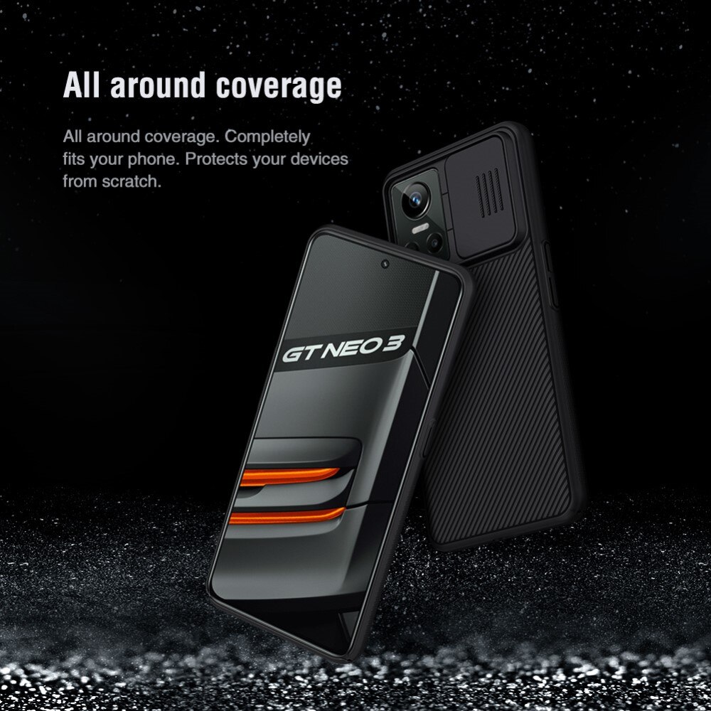 CamShield Case Realme GT Neo 3 Zwart