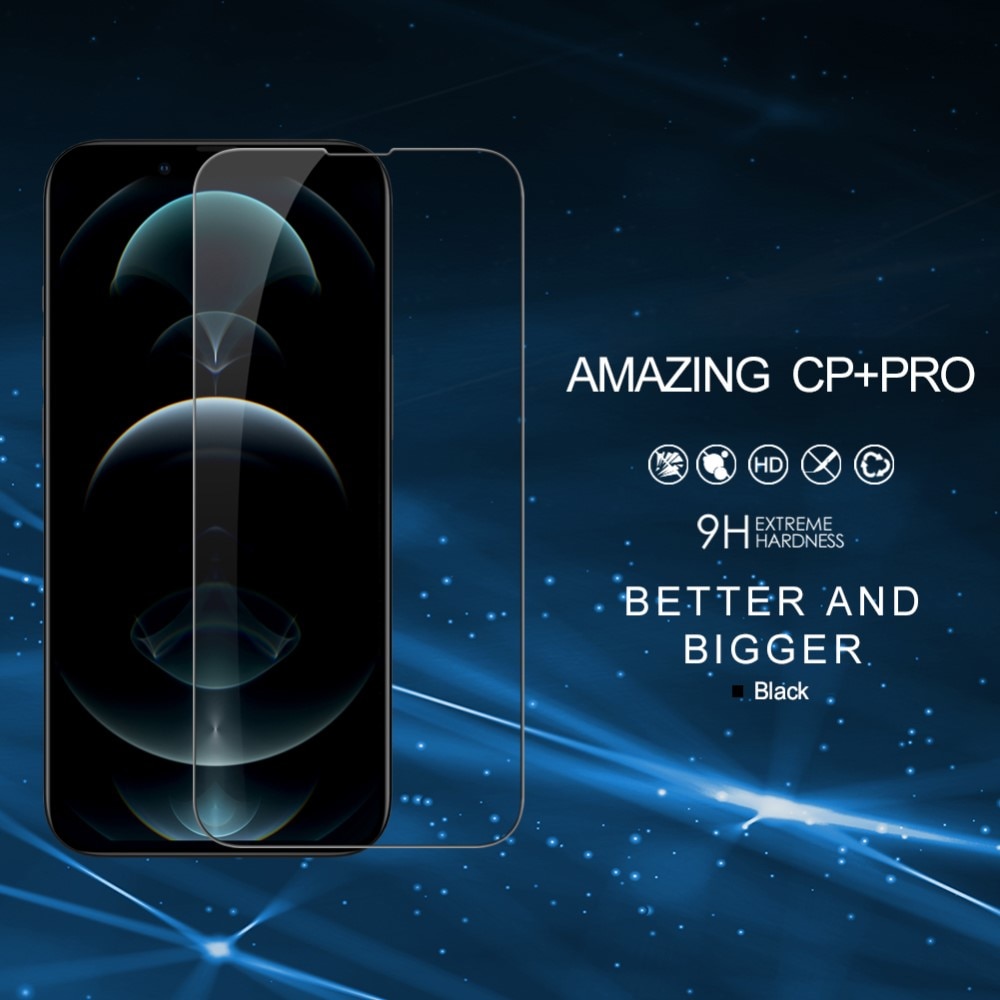 Amazing CP+PRO Gehard Glas Screenprotector iPhone 13 Pro zwart