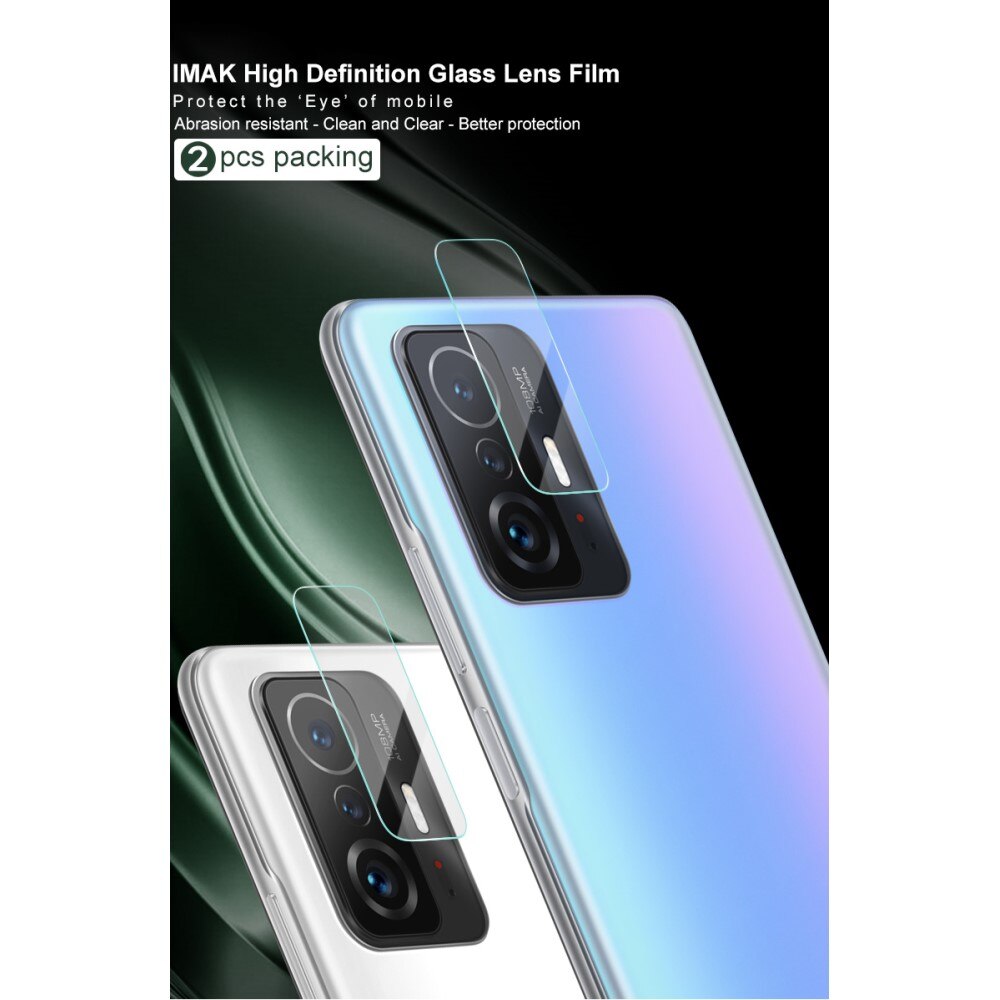 2-pack Gehard Glas Camera Protector Xiaomi 11T/11T Pro