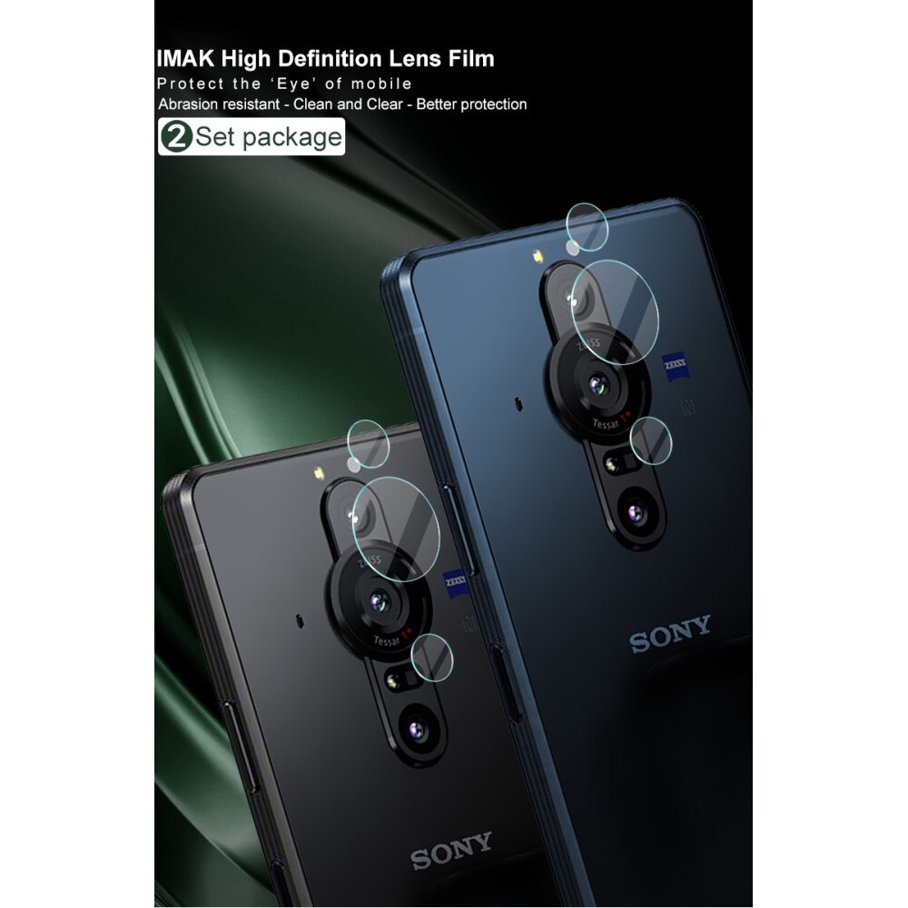 2-pack Gehard Glas Camera Protector Sony Xperia Pro-I