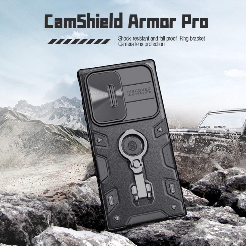 CamShield Armor Samsung Galaxy S23 Ultra zwart