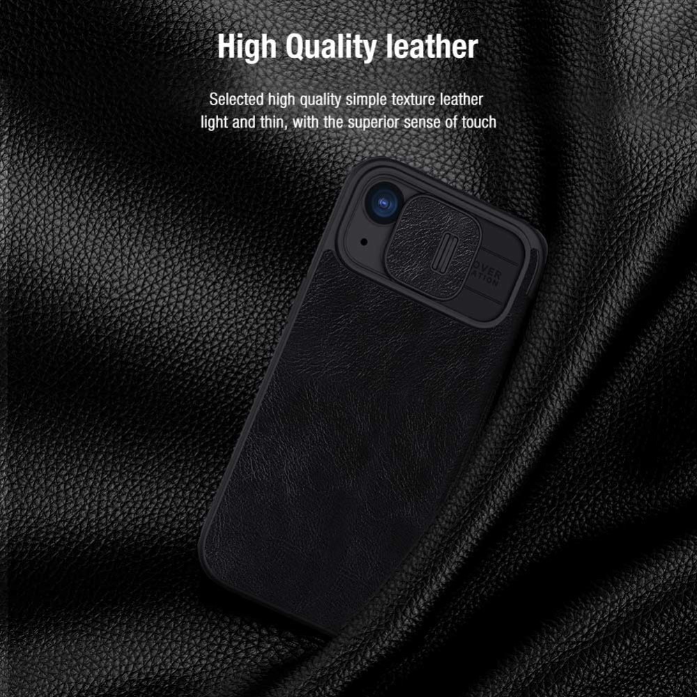 Qin Pro CamShield iPhone 15 Zwart