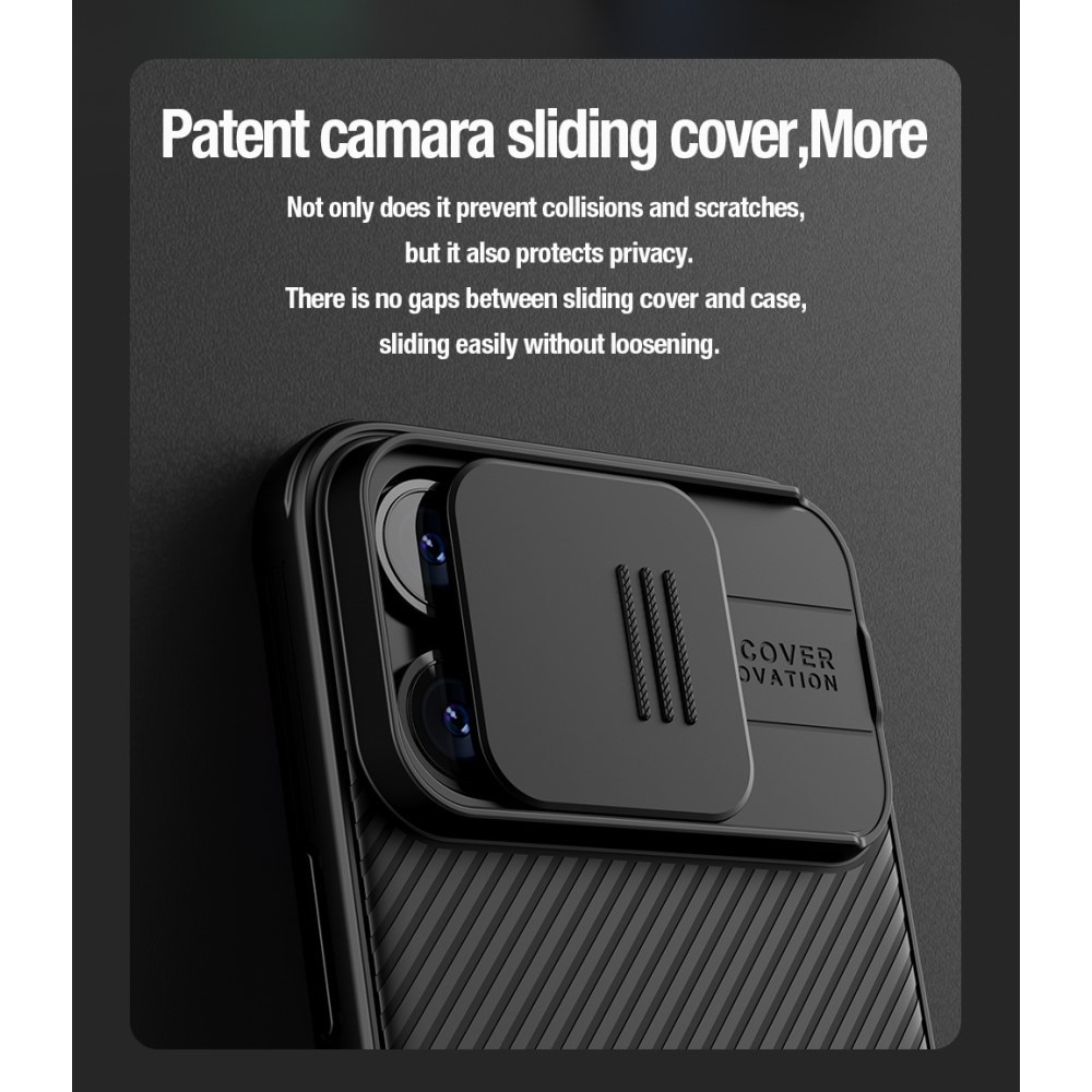 CamShield Case iPhone 15 Pro zwart