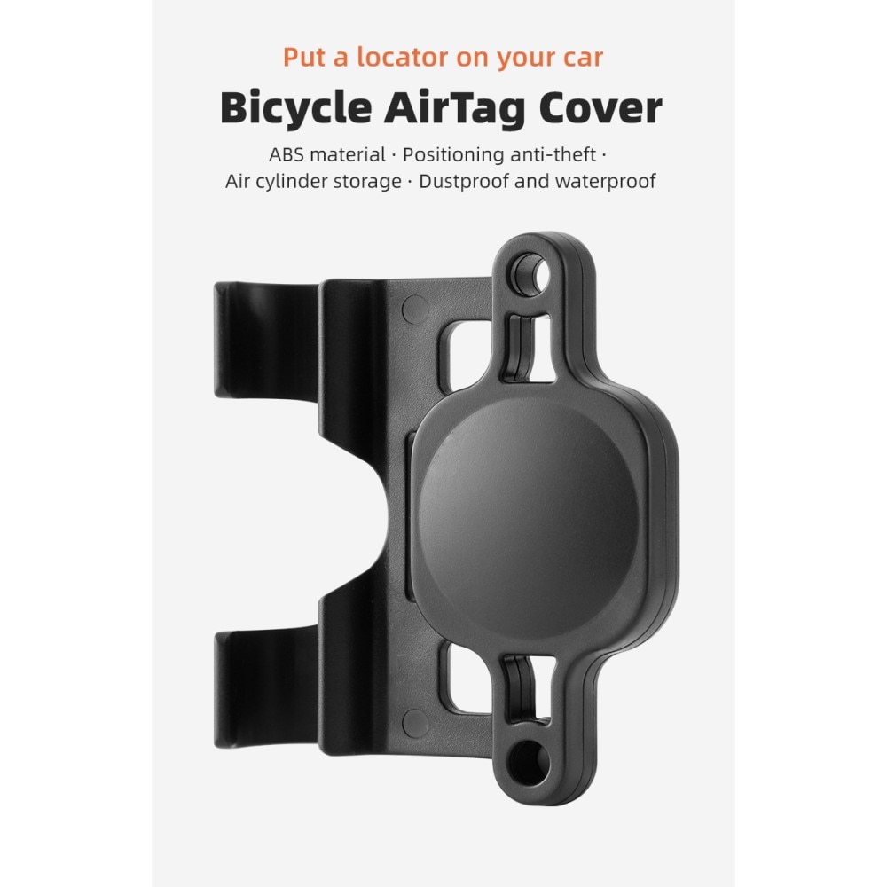 AirTag-houder voor fietsframe zwart