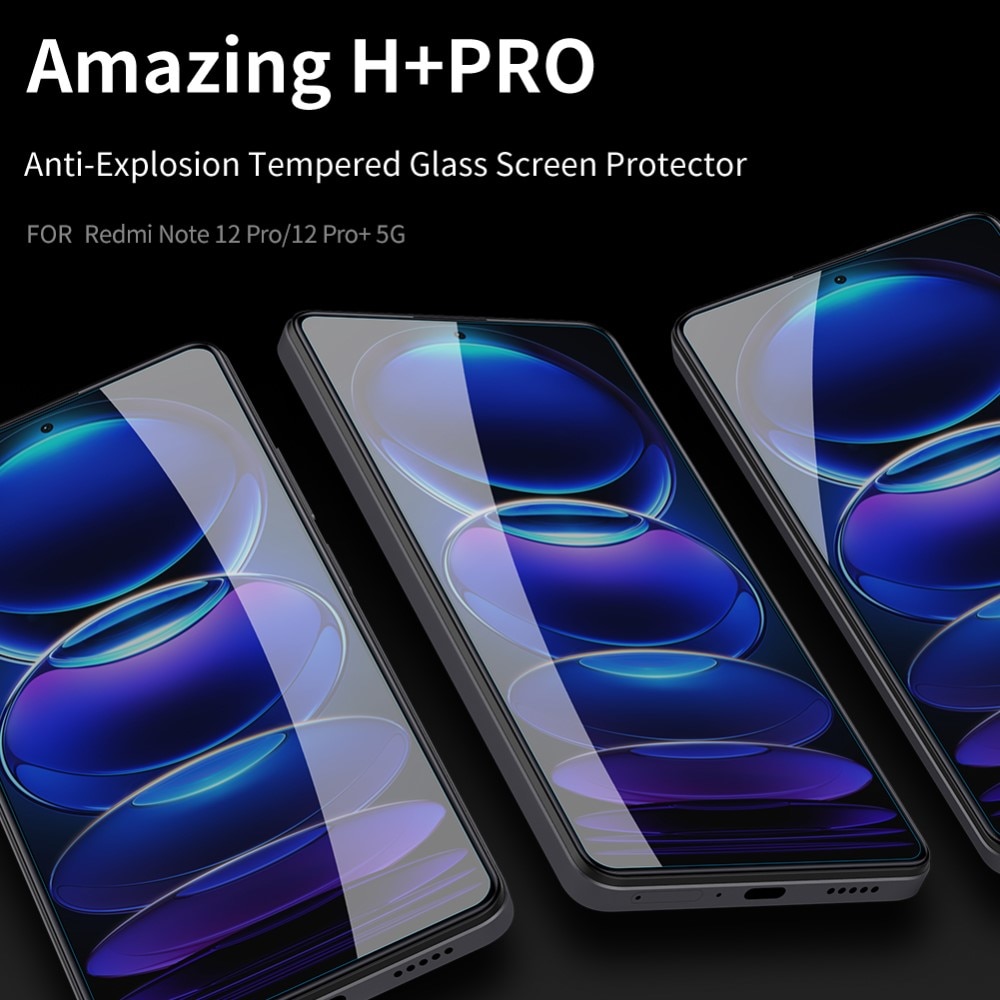 Amazing H+PRO Screenprotector Gehard Glas Xiaomi Redmi Note 12 Pro 5G/Note 12 Pro Plus