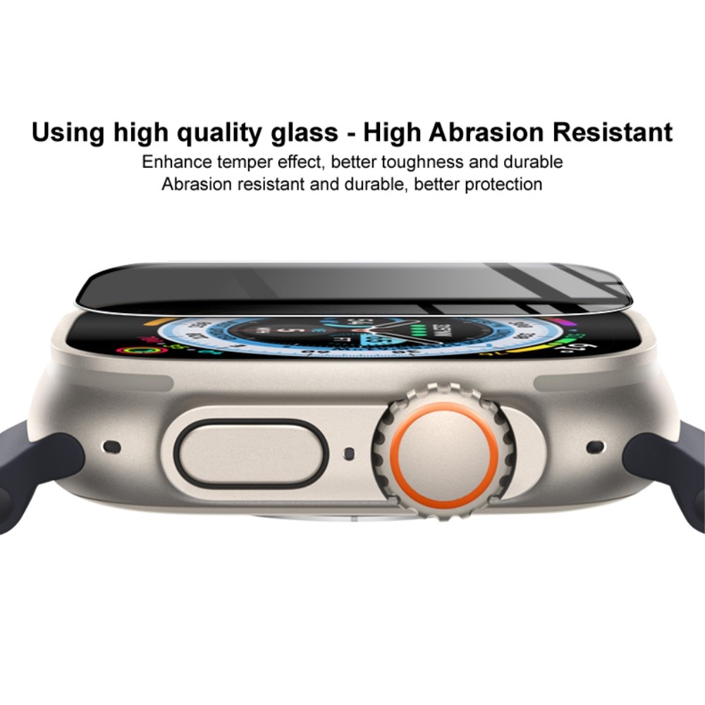 Privacy Screenprotector Gehard Glas Apple Watch Ultra 2 49mm
