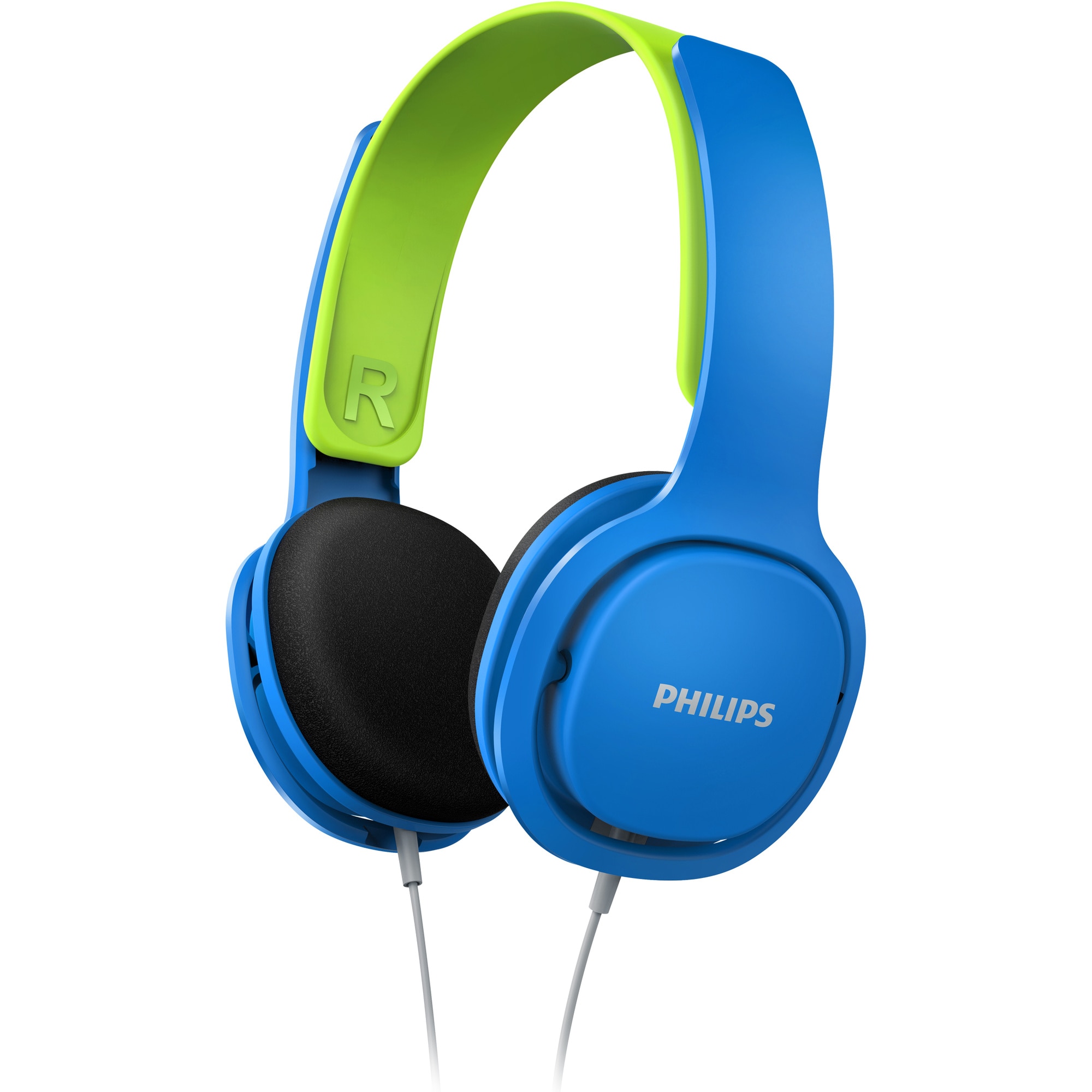 SHK2000 On-Ear Kinderkoptelefoon blauw/groen