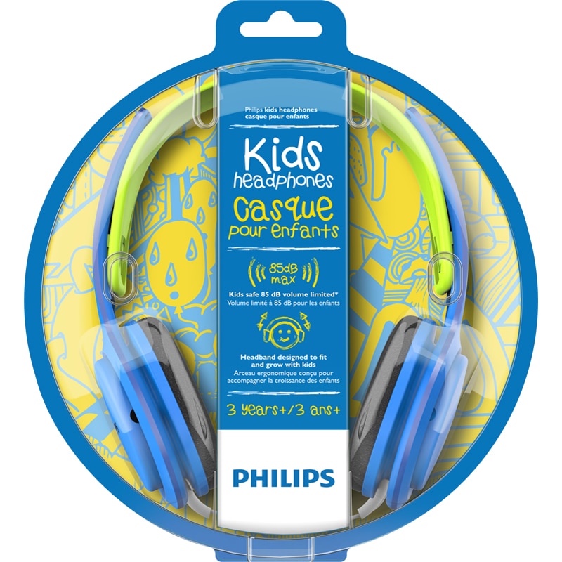 SHK2000 On-Ear Kinderkoptelefoon blauw/groen