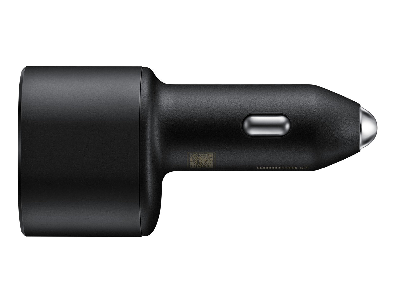 Super Fast Dual Autolader USB-C + USB-A (45W+15W) zwart