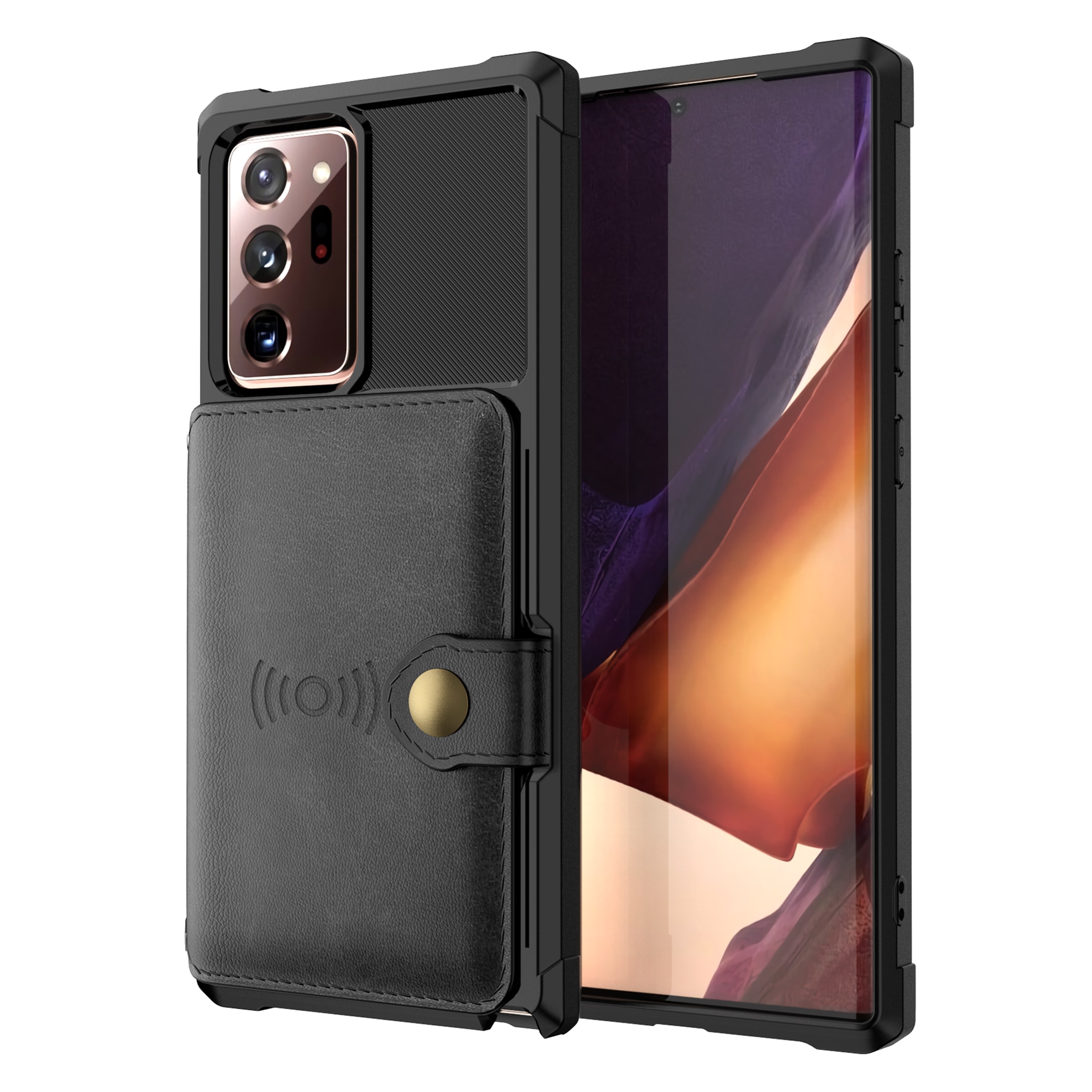 Samsung Galaxy Note 20 Ultra Tough Multi-slot Hoesje Zwart